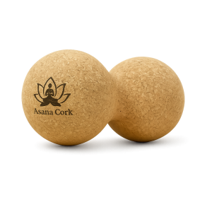 Balle massage double en liège – Asana Cork