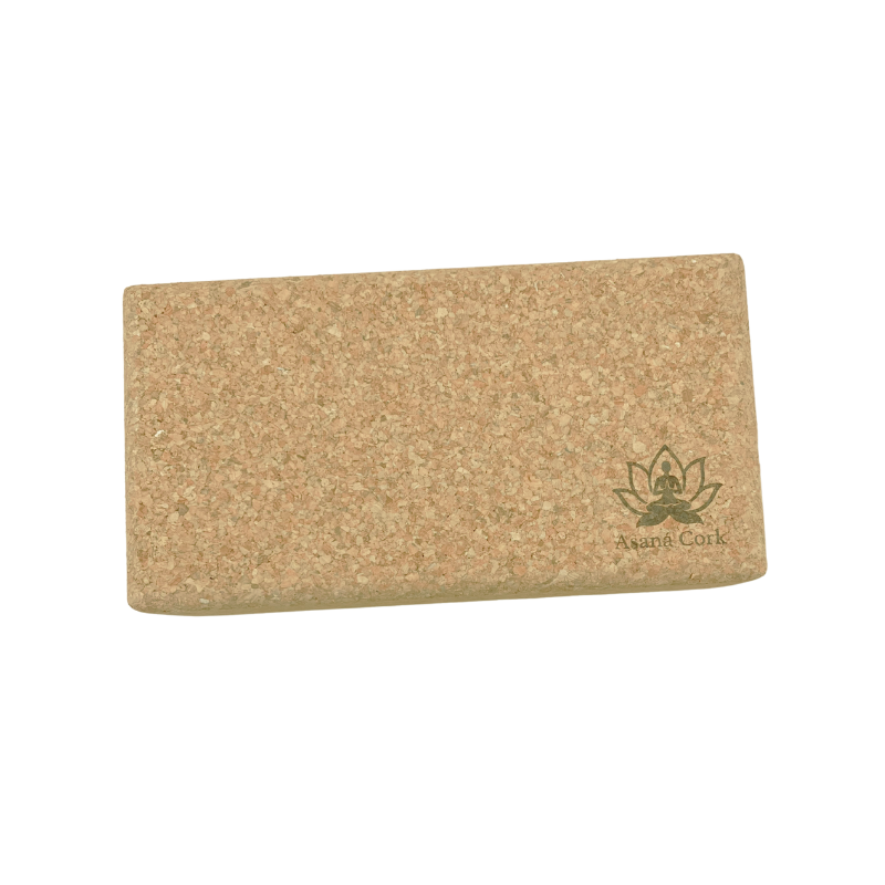 Bloc de Yoga en Liège Naturel avec Logo Asana Cork – vue 3