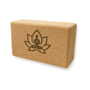 Bloc yoga liège naturel Fleur de Lotus – Asana Cork