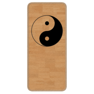 Tapis de yoga antidérapant en liège Yin Yang