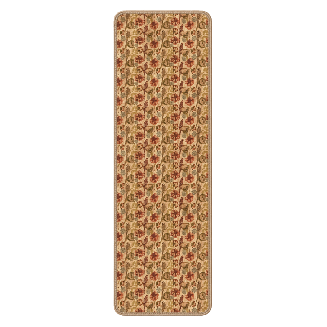 Tapis de Yoga Antidérapant en Liège Motif Tropical