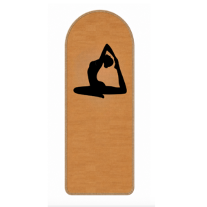 Tapis de yoga en liège antidérapant arrondi – Asana Cork